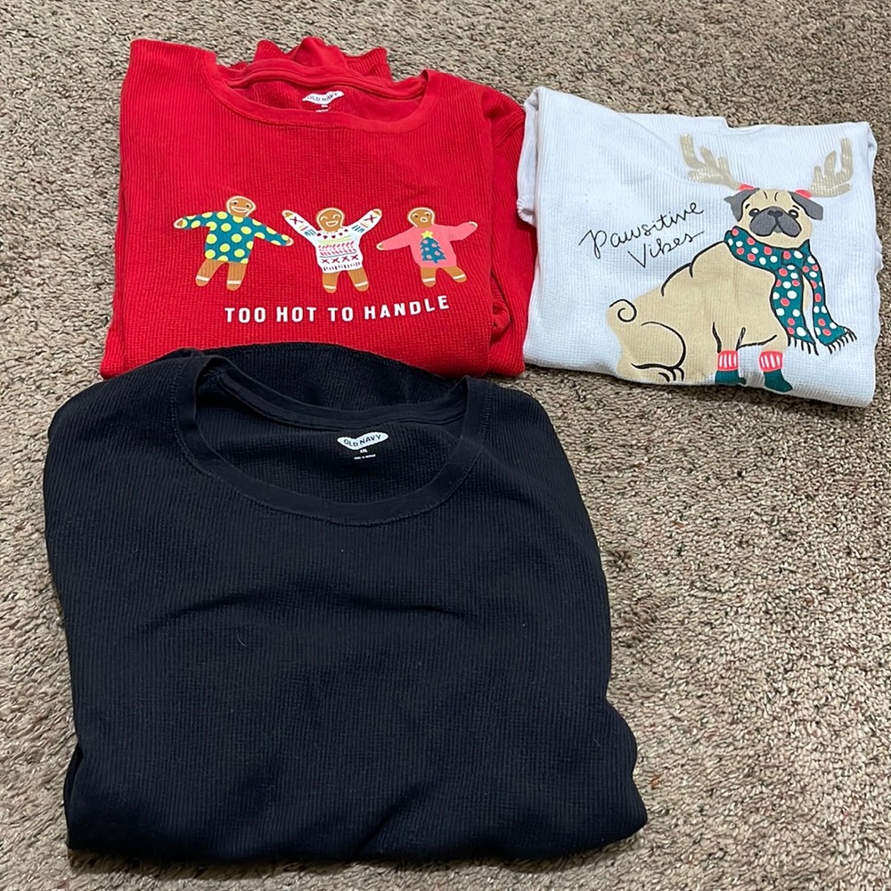 I’ll lot of 3 pj tops